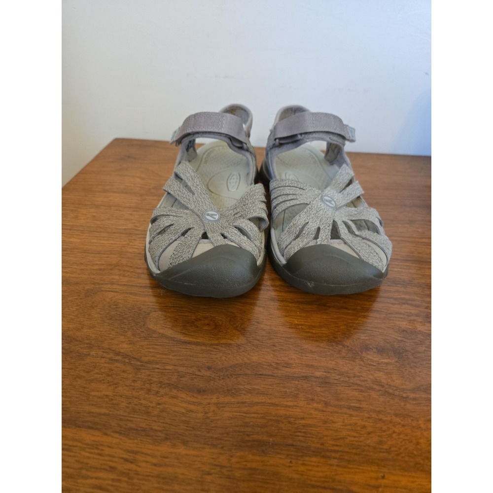 KEEN Rose Sandals Womens 6 Beige Brindle Shitake Hiking Water Shoes 1016729 - Picture 4 of 9